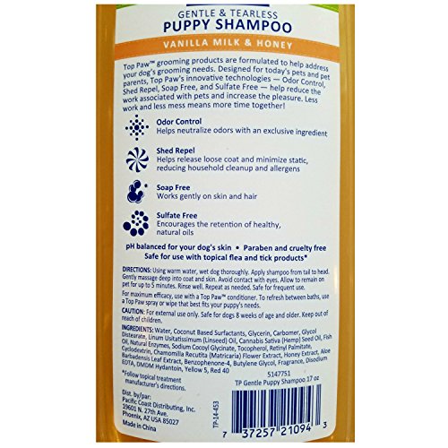top paw puppy shampoo
