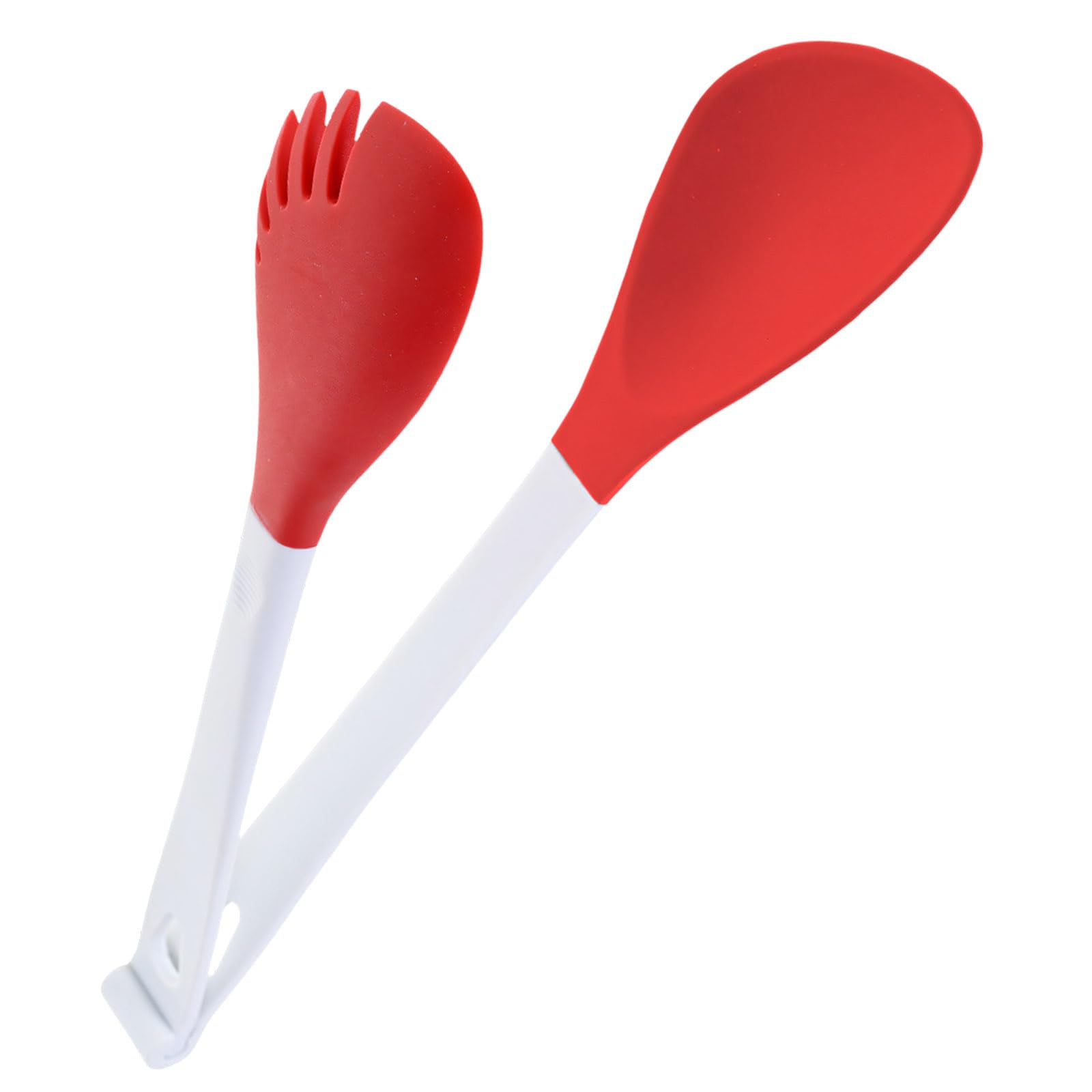 EXQIOUR Multipurpose Nonslip Silicone Food Tongs for Salads Pastas and BBQ Perfect for Home Use Practical Buffet Detachable Cooking