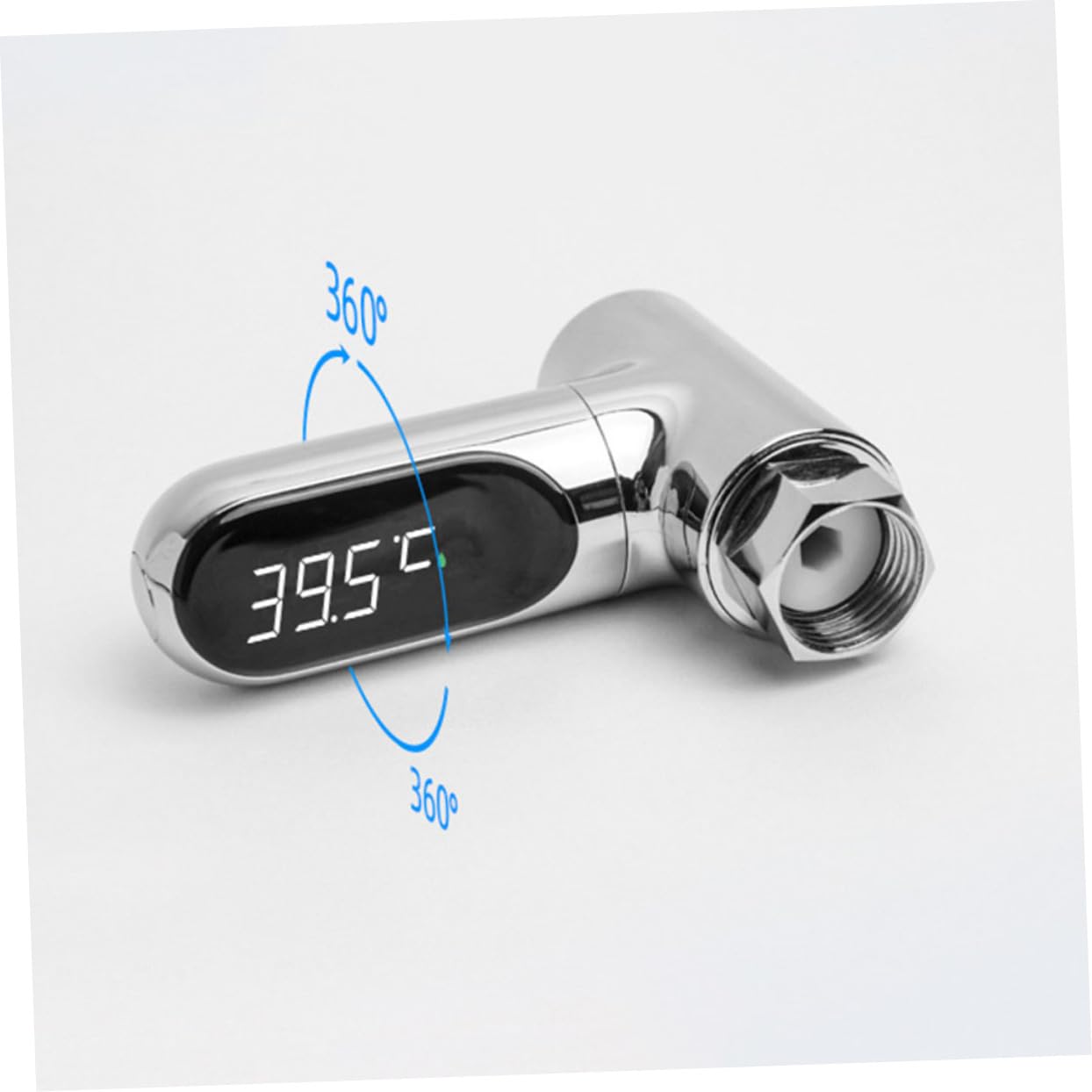 Yardwe Digitales Wasserthermometer Für Dusche Mit Led-anzeige Wassertemperaturmesser Wassertemperaturmonitor Messbereich