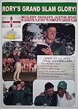 Assorted Rory McIlroy 2025 Masters Tournament champion - souvenir print