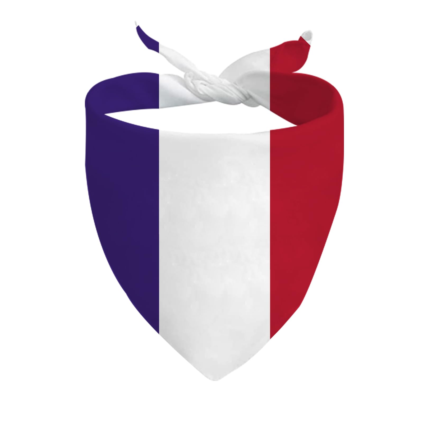 1 Piece French Flag Triangle Dog Bandana French Theme Dog Gift French Merchandise (French Flag D UK)