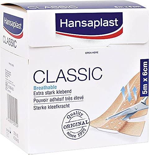 Hansaplast Classic Pflaster 5 m x 6 cm, 1 St – Ansicht 1