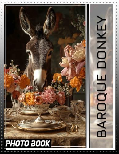 Baroque Donkey Photo Book: 40 Stunning Images Of Donkeys Shining In Baroque Style For Art Lovers