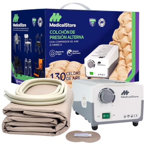 Recopilación de Colchon de Esponja Individual , tabla con los diez mejores. 46 THUNDER Medical Store Colchón De Presión Alterna con Regulador Ultra Silencioso Anti Escaras Ulceras De Aire Inflable Tratamiento Prevención De Lesiones Presión Variable...