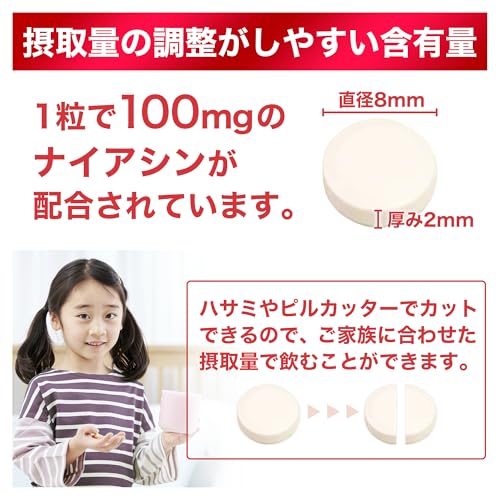 サプリクラフト ナイアシン 100mg 200粒