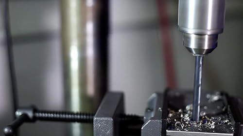 Miniatura 11 de Drill America DWDAC Broca de extensión de aviación de acero de alta velocidad (364" - 12", #1 - #60, "A"-"Z", 6" - 12" de longitud), óxido negro,