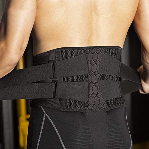 CinturóN Lastre Placa mujeres de los hombres de la cintura del condensador de ajuste de la espina dorsal de correa de soporte de acero Soporte gimnasia de pesas lumbar del apoyo trasero Accesorios Dep