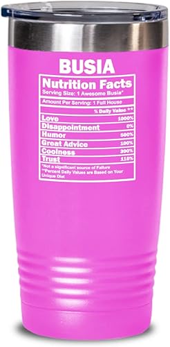 Miniatura 5 de Funny Busia Nutrition Facts Tumbler 30oz Stainless Steel