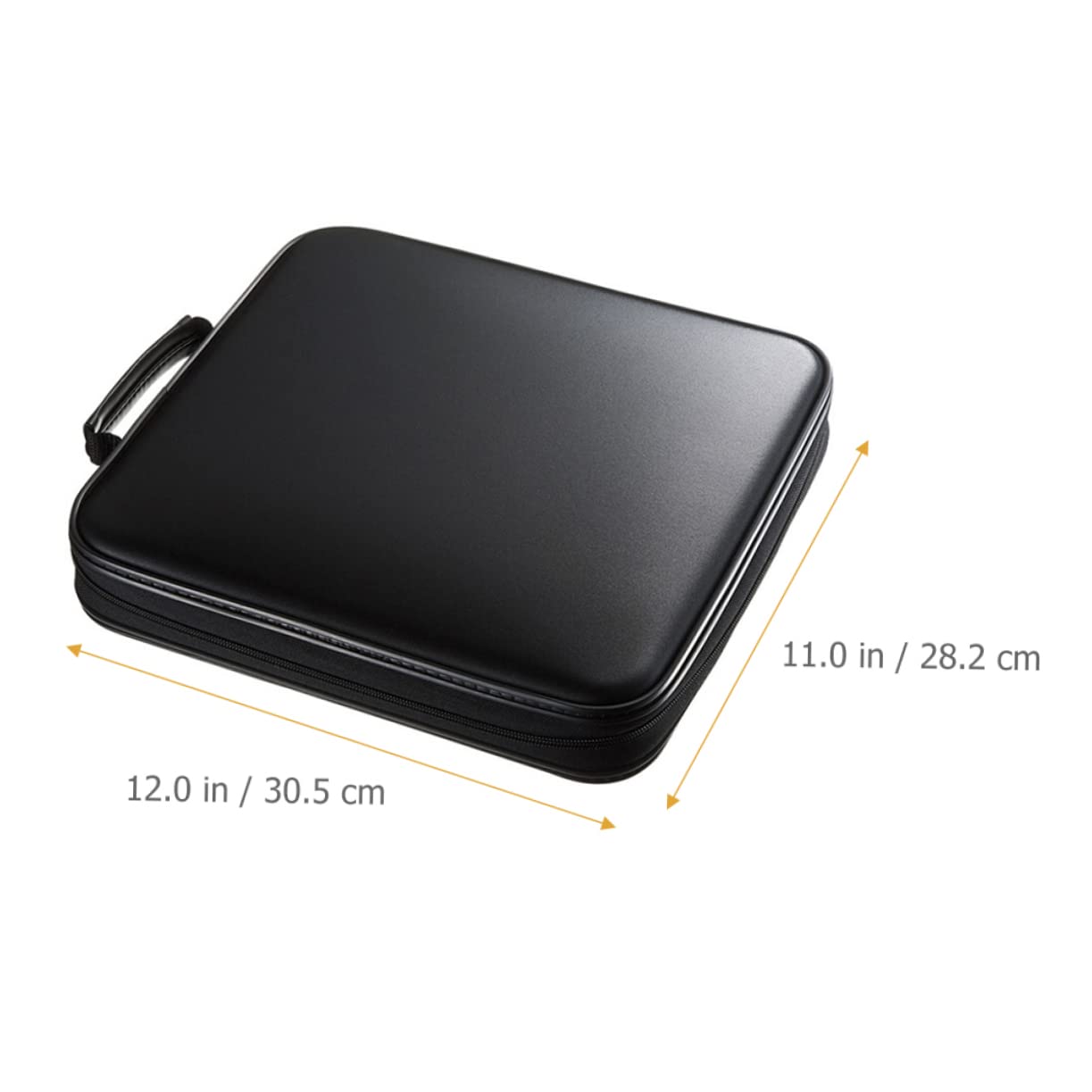 MAGICLULU Raccoglitore CD 160 Dischi in Plastica Nero Cerniera