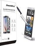 HTC Desire 626 / 626s Ballistic Screen Protector ShockWize [Tempered Glass] .3mm Thin Premium Real Glass Screen Protector HTC Desire 626 / 626s