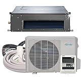 Senville SENA-18HF/ID Concealed Duct Mini Split Air Conditioner Heat Pump 18000 BTU