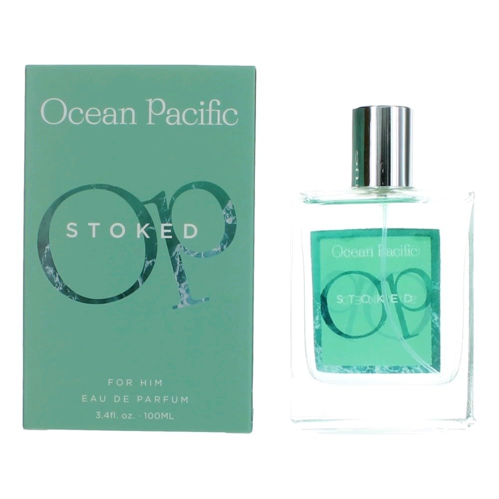 Ocean Pacific Stoked Eau De Parfum for Men 3.4 Ounce