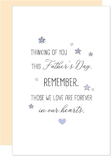 Thinking of You Father's Day Card, Sorry for Loss of Your Dad Sympathy Gift, Sincerely Fathers Day Support Card