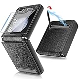 【Leder auf der Rückseite】- Diese Hülle für Samsung Galaxy Z Flip 5 aus hochwertigem, ausgewähltem PU-Leder bietet Ihnen ein angenehmes Handgefühl und hervorragenden Schutz vor Kratzern und Abnutzung. (Wir sind bestrebt, Kunden die besten Produkte und professionellen Service zu bieten. Wenn Sie Haben Sie Probleme mit dem Artikel, den Sie erhalten haben, können Sie uns gerne über Amazon KONTAKTIEREN）