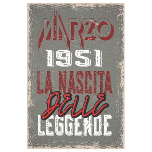 Marzo 1951 La Nascita Delle Leggende - Taccuino: Regalo di compleanno perfetto per uomini Libro compleanno… Idee regalo perAmici, fratello, Padre, ... | TACCUINO 15.24 x 22.86 cm 110 pagine,