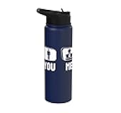 Coder Proud Programmer Funny Men Software Developer Stainless Steel Insulated Water Bottle