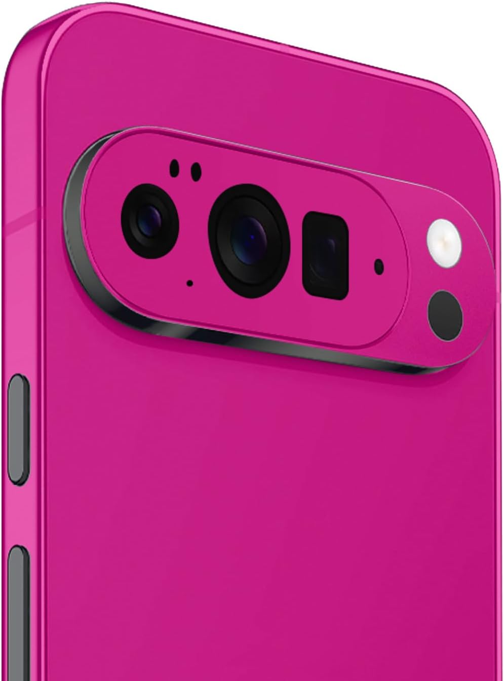 2 Pack of Phone Skins for Google Pixel 10 Pro XL - Solid Hot Pink| Protective Vinyl Covers | Textured Carbon Fiber Finish | Made in The USA by MightySkins