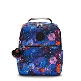 Kipling Women's Shelden 15" Laptop, Adjustable Straps, Front Zip Pocket, Nylon Backpack, Galaxy Illu