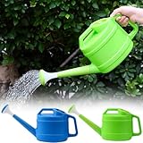 【Leichtes Design】: Trotz ihrer hohen Kapazität ist die Gießkanne leicht und einfach zu handhaben. Dies erleichtert das Tragen und Manövrieren, selbst wenn sie vollständig gefüllt ist.