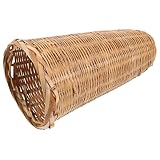 OSOLADY Cestello Filtrante Intrecciato in bambù Riutilizzabile, Filtro per Vino e Birra Artigianale, Cestino per Home Brewing da 31 Cm per Uso Domestico