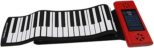 Doppelter eingebauter Lautsprecher Verdickt Tasten Flexibles elektronisches Roll-Up Digitale Musik Klaviertastatur Tragbares MIDI-Design mit Aufnahme- und Wiedergabefunktionen FuAYpedal 128 TA ne 128