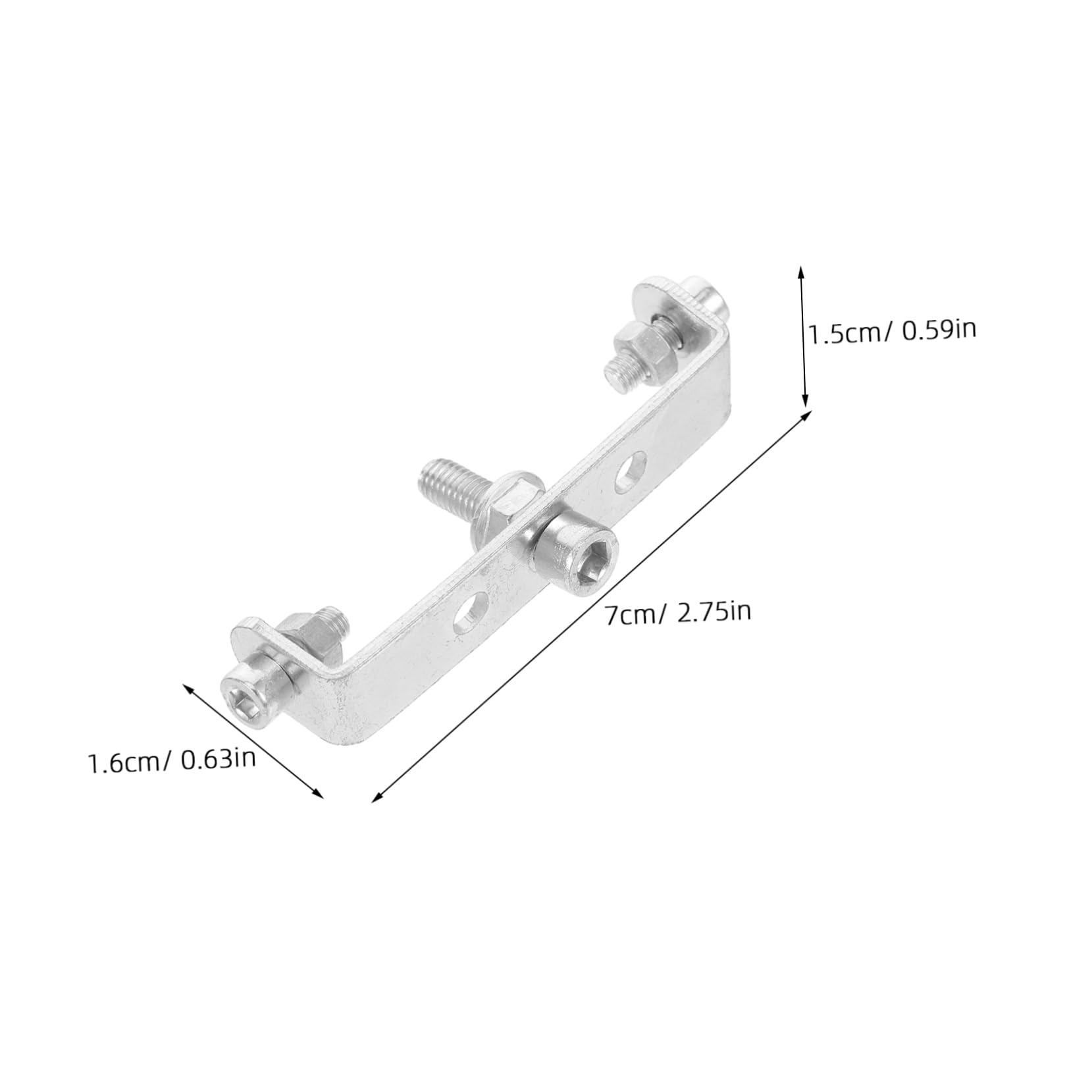 Totority Iron Bike Rack Adapter Brackets Multi-Function Foot Plates Pedals for Bicycles Rear Mount