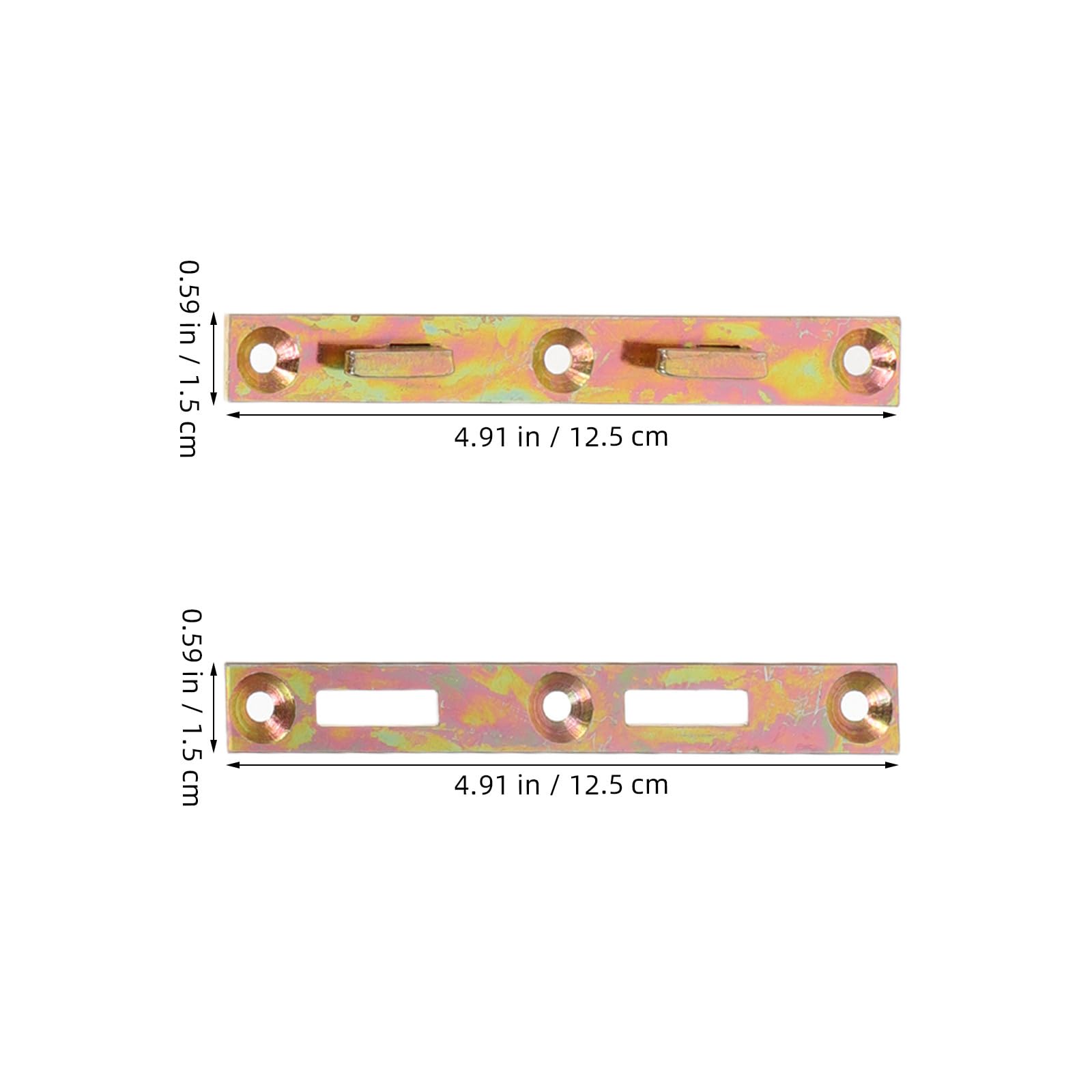8 Set di ferramenta per sponde del Letto, Parti di Ricambio per staffe del Telaio del Letto, ferramenta di Facile Installazione per Montaggio e Riparazione di mobili Fai da Te