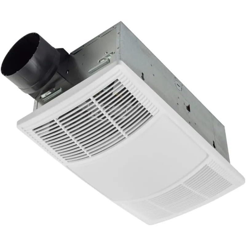 Wentylator wyciągowy do łazienki, grzejnik i oświetlenie LED, 80 CFM,Bardzo cichy