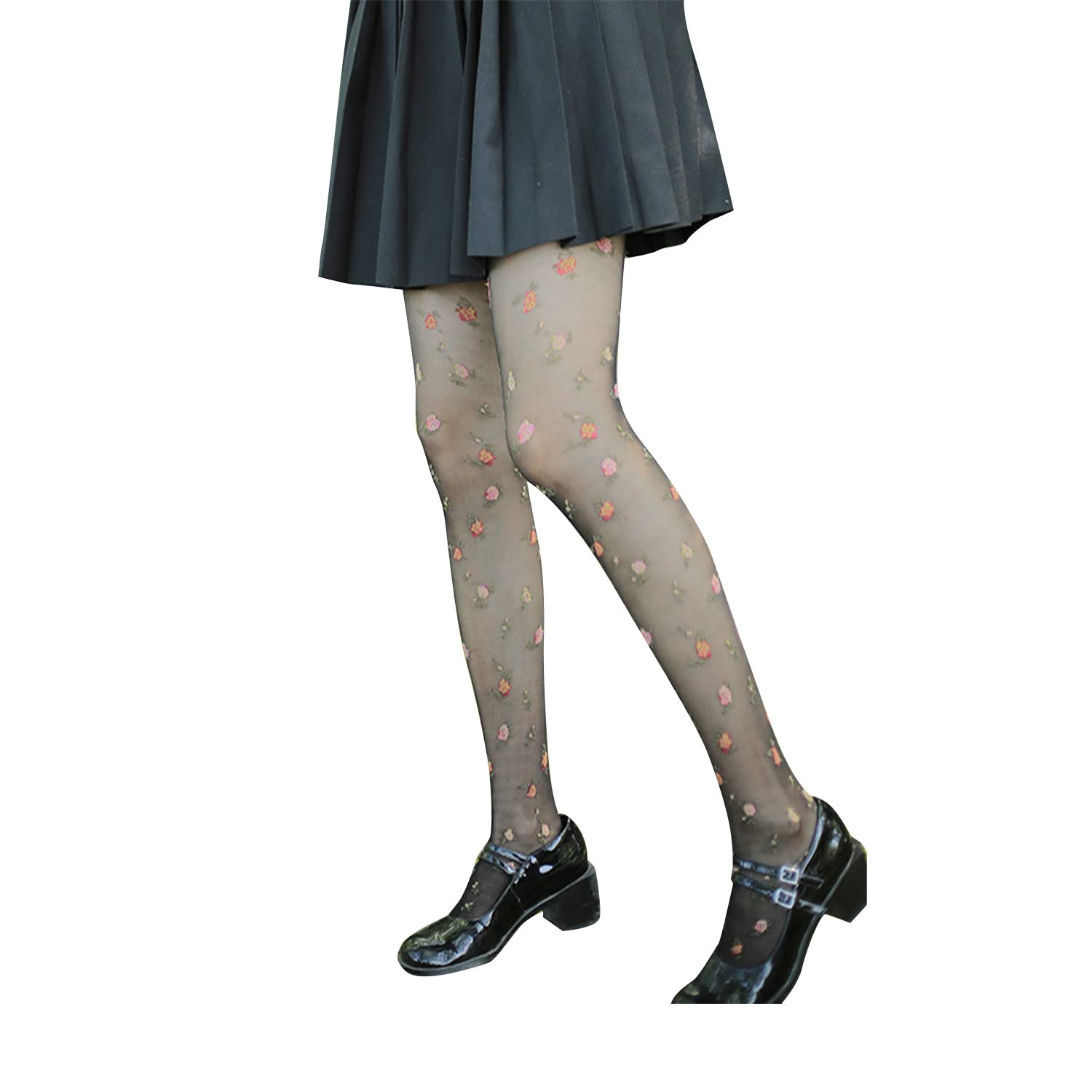 Sahabowi Women's Sheer Tights, High Waist Pantyhose, Vintage Control Top Stockings,Shaping Pantyhose Slimming Butt Lifting
