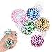 ZoneYan 5 Pièces Balle Anti-Stress, Balle Anti-Stress Enfant Filet, Balle de Décompression, Balle de Slime, Squeeze Ball, Squishy Mesh Ball, Jouet Anti-Stress Balle Squishy, pour Enfants et Adultes