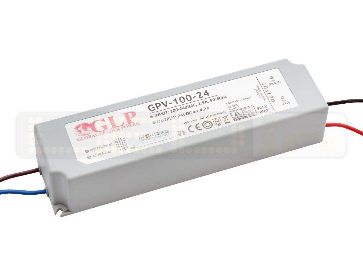 Transformator LED 100 W 4,2 A 24 V zasilacz IP67 wodoszczelny transformator sterownik do ?arówek LED o?wietlenie