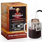 Adventure Pour Over Vietnamese Coffee – Saigondan Single Serve Coffee Sachets | Light Espresso Roast...
