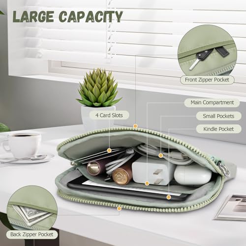 Housse liseuse 6-7 pouces RFID Dadanism anti-choc vert sauge - 3