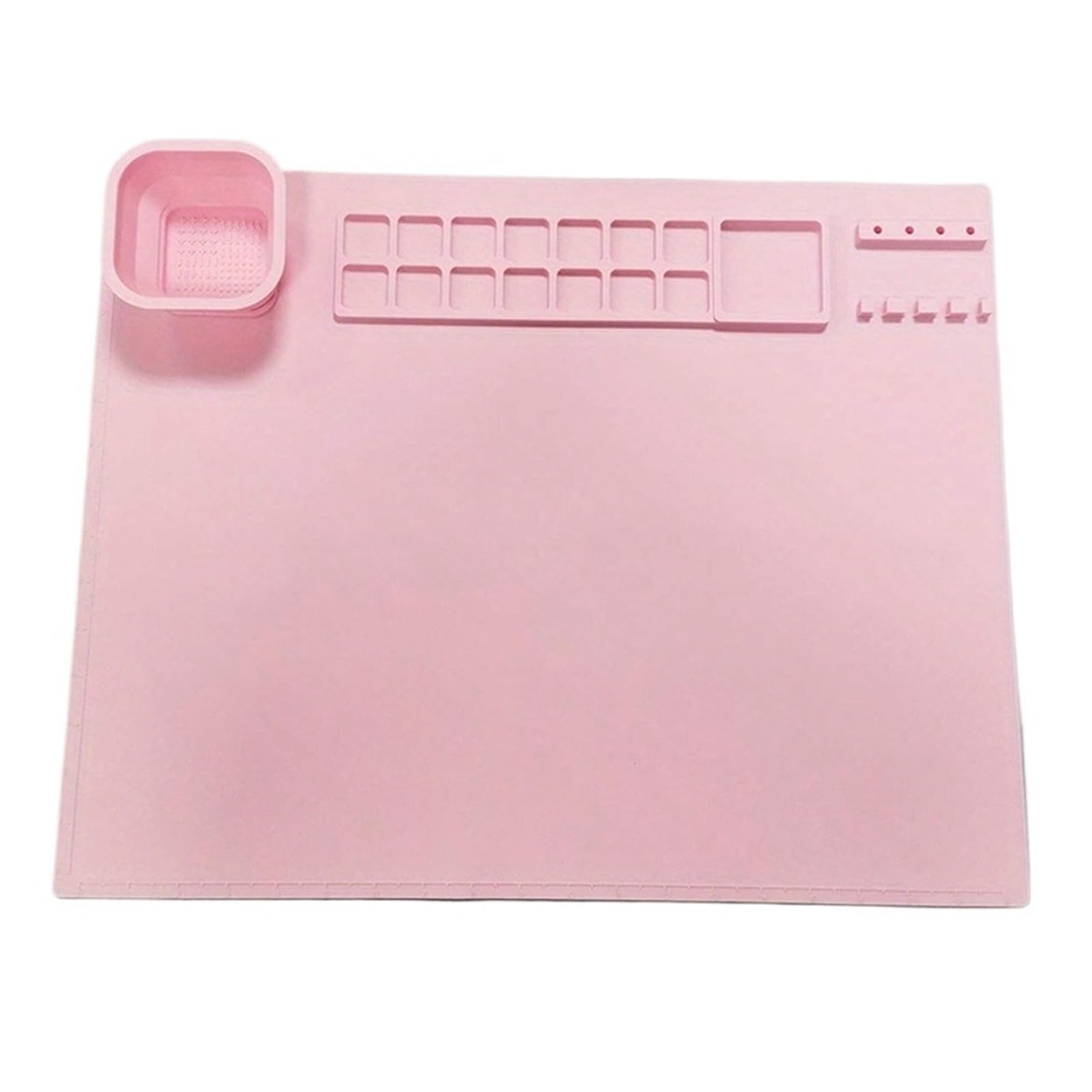 Silicone Painting Mat 1PC Silicone Painting Pad Brush Holder Art Palette Washable Graffiti Mat For drawing