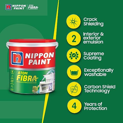 Image of Nippon Paint Atom Fibra 2 In 1 Interior & Exterior Emulsion 10 L Oranges (Soft)