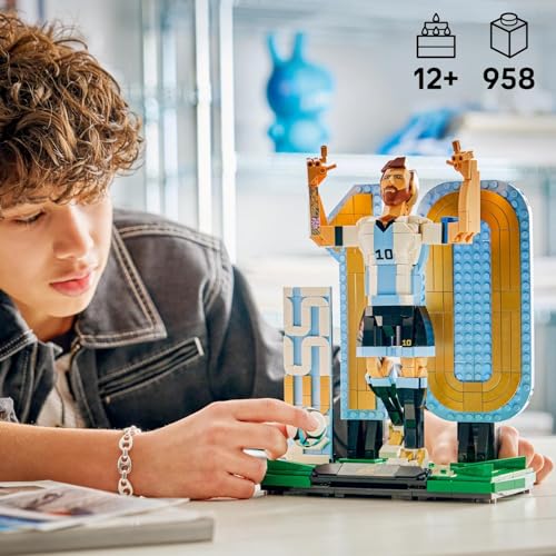 Image of LEGO Editions Lionel Messi - Soccer Legend - Building Set for Kids - Soccer Decor - 43015