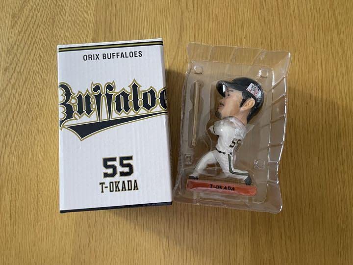 オリックス　ORIX BUFFALOES T-岡田 ボブルヘッド55 Tー岡田 #山岡泰輔 #練習日 #開幕に向けて #しっかり準備