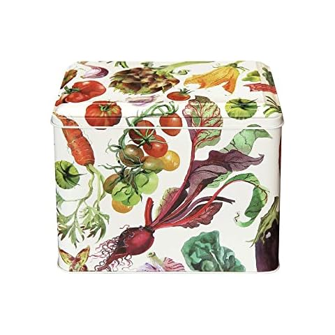 Emma Bridgewater - Dig the Garden Extra Large Caddy Large Hinged Tin Caddy 187 x 127 x 139 mm Cover
