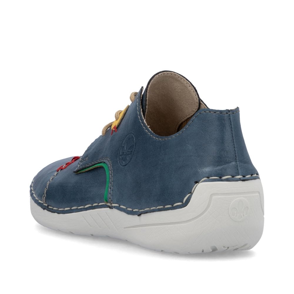 Rieker Femme Chaussures à Lacets 52528, Dame Chaussures Confortables