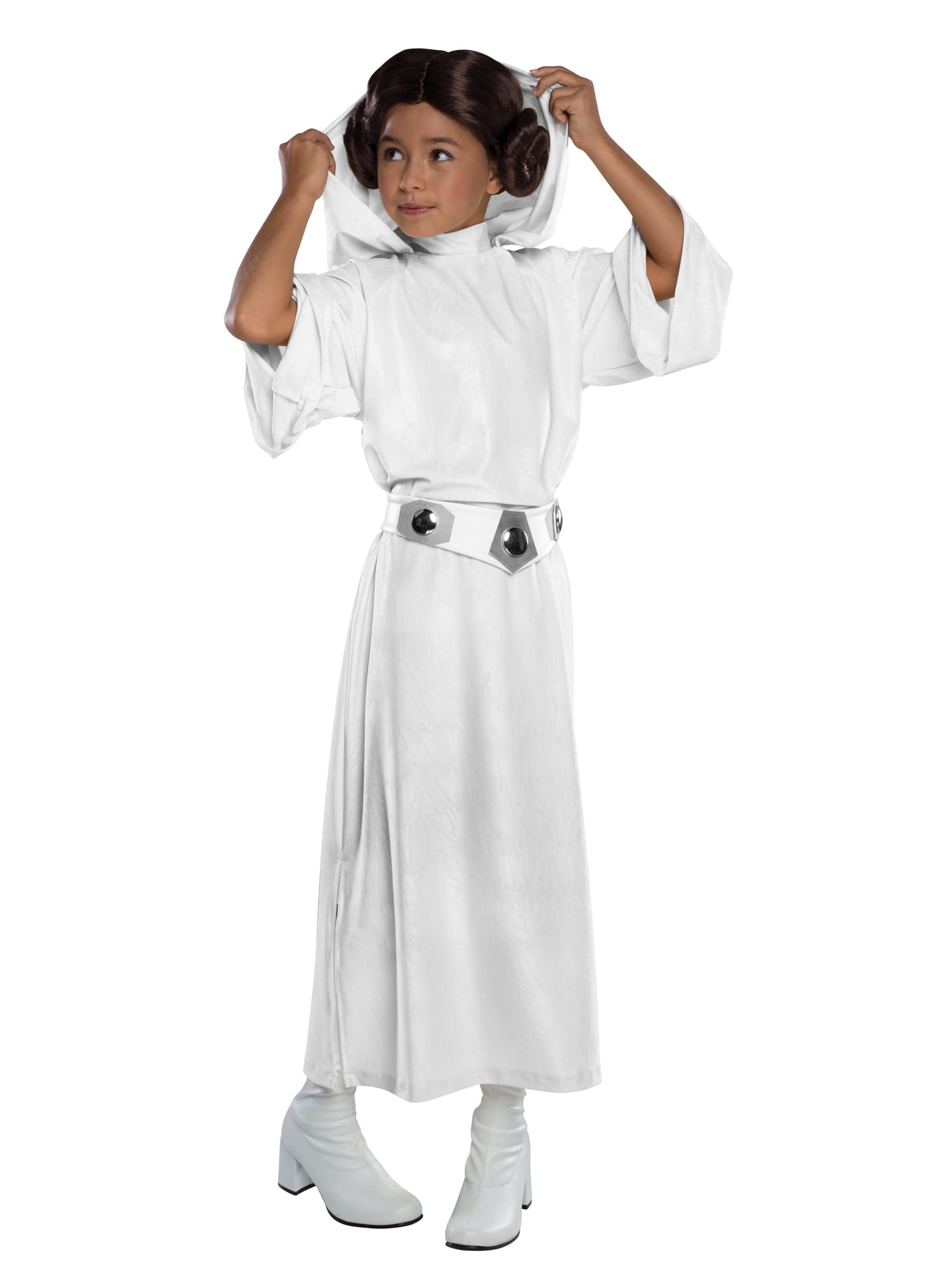 Generique - kostium licencyjny Leia Star Wars dla dzieci bia?y
