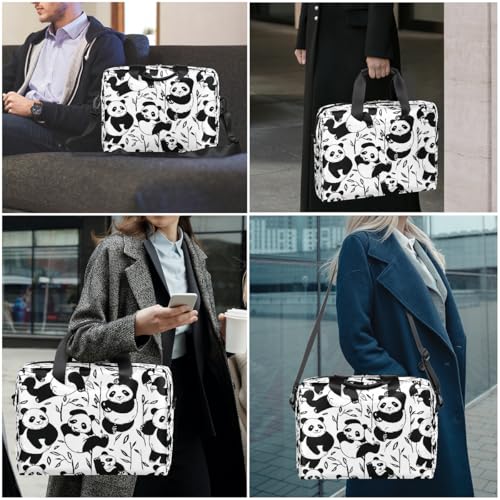 Bolsa para laptop con diseño de panda, 15.6 pulgadas miniatura 2