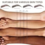 UCANBE Wild Natural Liquid Brow Pen - Microblading Eyebrow Pencil with Brow-Fection Angled Brush, Waterproof, Soft Bristles, Natural-Looking Brows, Last All Day for Women Girls Makeup(Ash Brown) - Image 5