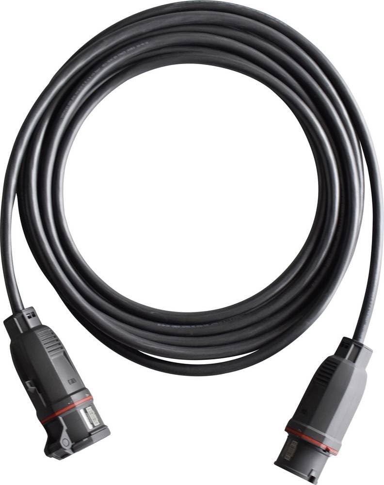 Walther Werke 39300506050100 Strom przedłużacz czarny 5 m