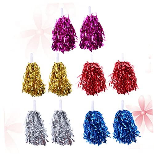 OHPHCALL Conjunto de 10 peças de acessórios esportivos para meninas, chaveiros, pompons, pompons de