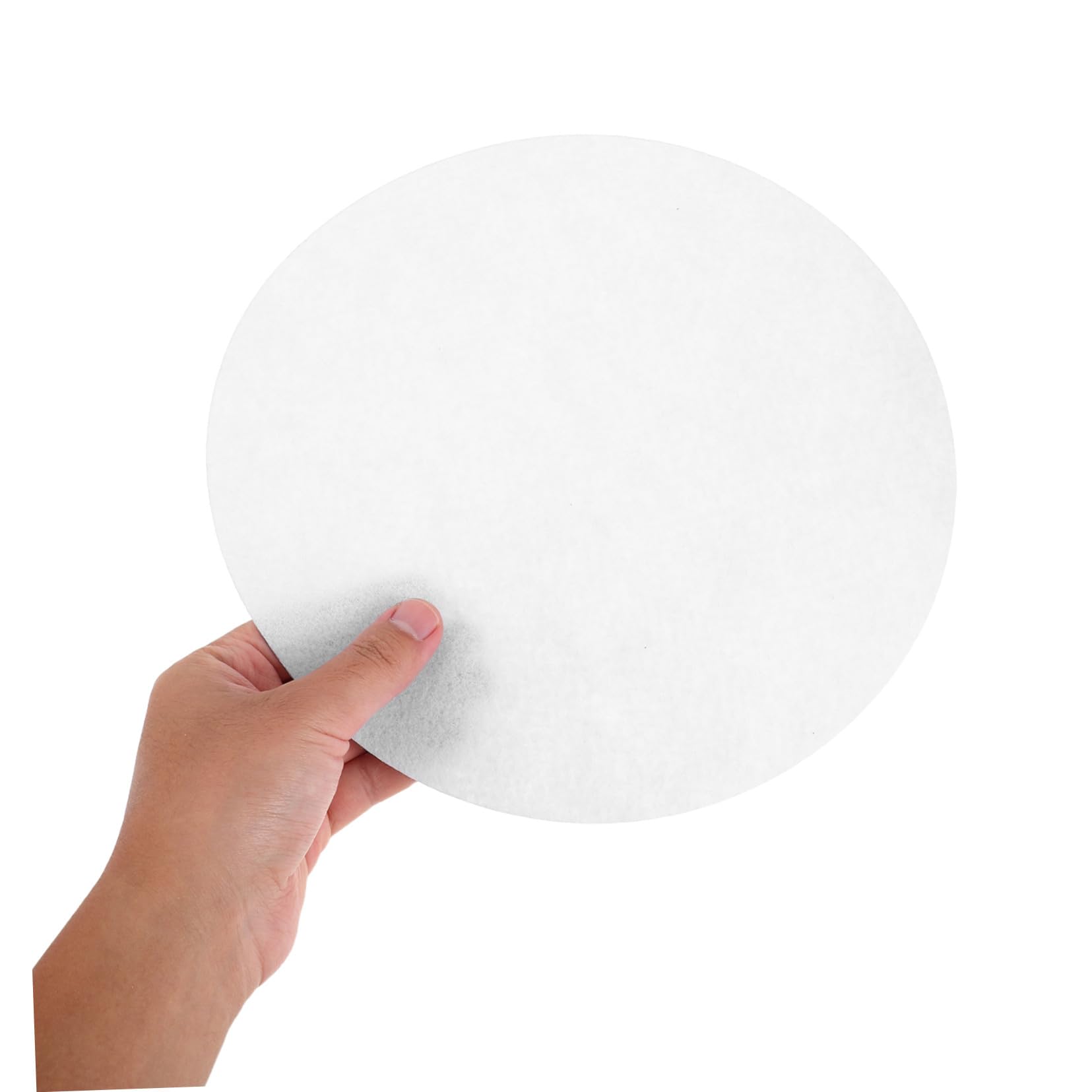 50 Piezas Protector de Placa Fieltro Separador de sartenes agarraderas para ollas de Cocina White