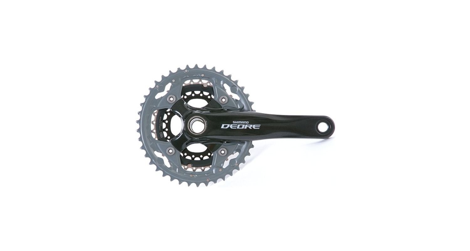 SHIMANO - のぶ Shimano FC-M590 Deore Hollowtech II Crankset, Black, 175mm
