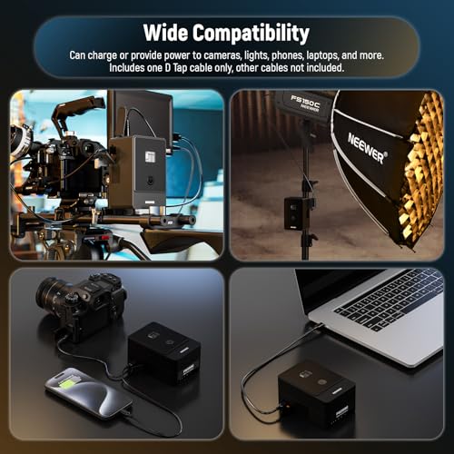 Neewer Mini V Mount Battery with Fast Charging