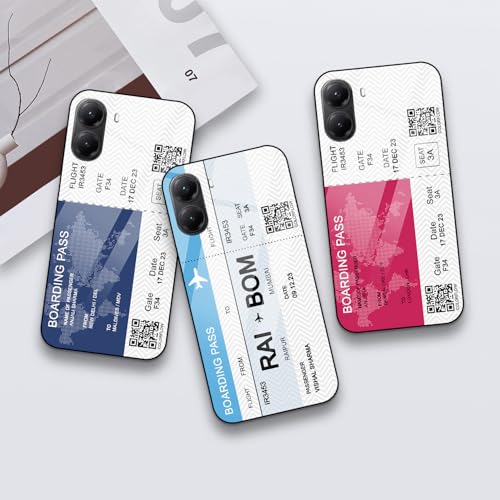 Image of COLORflow Back Cover Compatible with Poco X7 Pro 5G | Boarding Pass Colors Customized | Shockproof TPU Bumper with Camera Protection Back Cover Compatible with Poco X7 Pro 5G