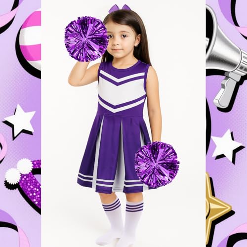 Disfraz de Animadora para Niñas 4 Piezas miniatura 4