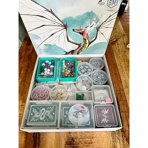 PRODUCT80 BitsBins Organizer for WYRMSPAN Organizes Cards and Tokens Easily and Fits in Game Box, Board Game Accessories for Components of Wyrmspan Cover